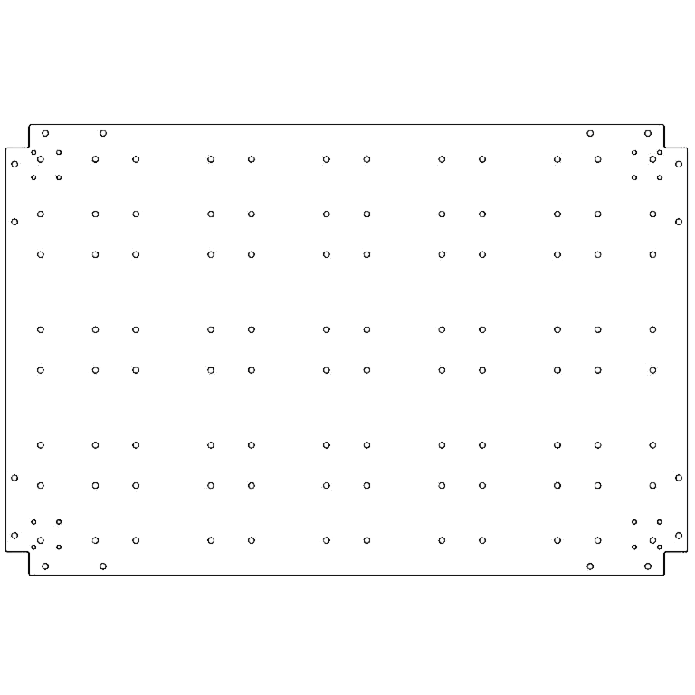 βάση Γαλβανισμένος χάλυβας 80 x 120 cm