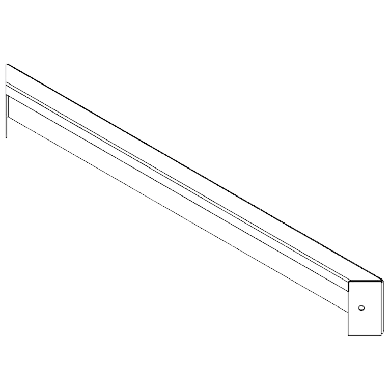 Πάνελ από ατσάλι επίστρωση πούδρας 10 x 80 cm Πάνελ από ατσάλι επίστρωση πούδρας 10 x 80 cm
