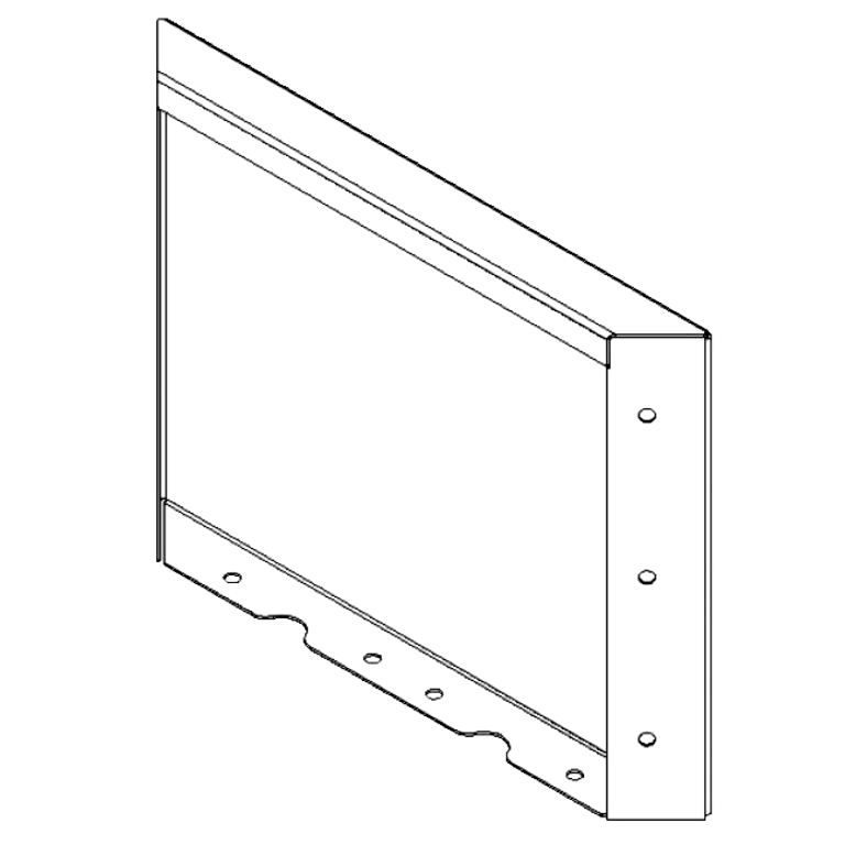 Ζαρντινιέρα από χάλυβα Corten - Πάνελ - 30 x 40 cm Ζαρντινιέρα από χάλυβα Corten - Πάνελ - 30 x 40 cm