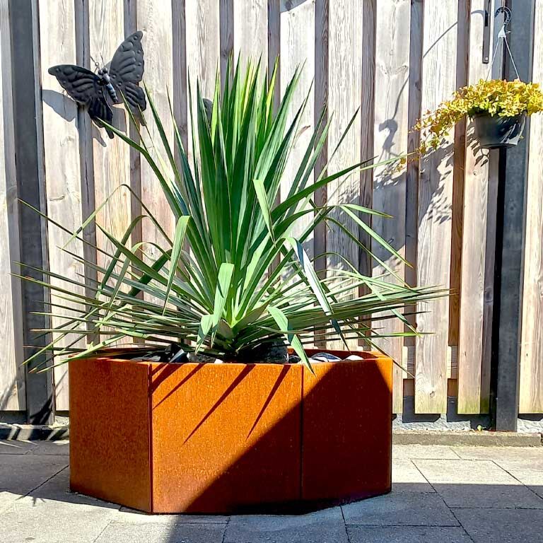 Ζαρντινιέρα από χάλυβα corten Σικάγο 20