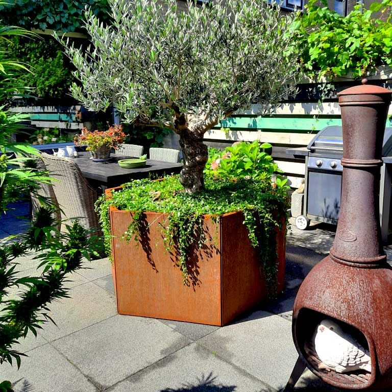 Ζαρντινιέρα από χάλυβα corten Ντένβερ 20
