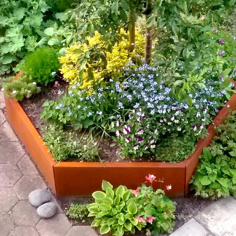 Ζαρντινιέρα από χάλυβα corten Denver 100