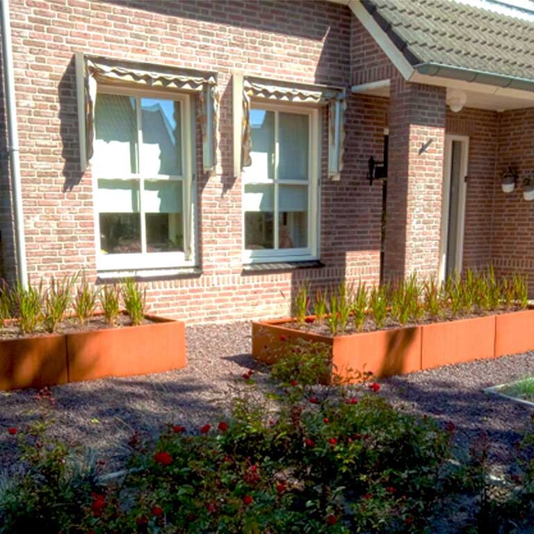 Ζαρντινιέρα από χάλυβα corten Texas xxl 300 x 100 cm