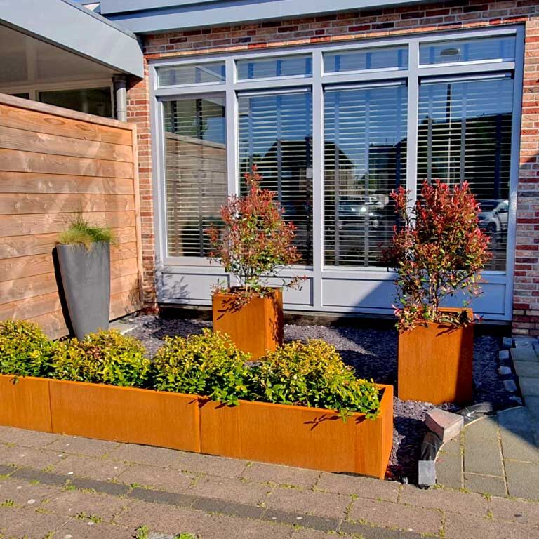Ζαρντινιέρα από χάλυβα corten Texas xxl 300 x 50 cm