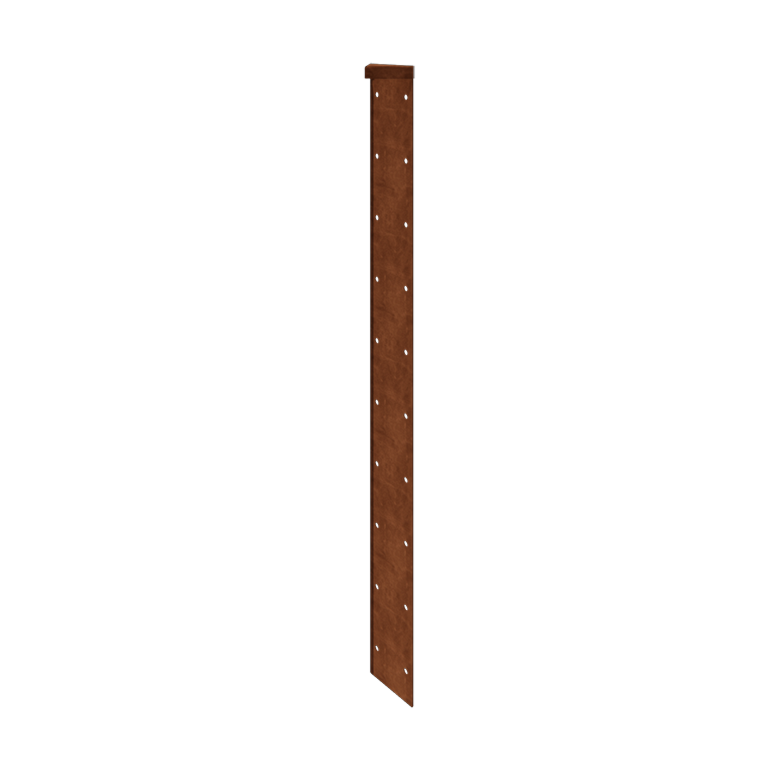 γωνιά Χάλυβας Corten 180° 100 cm