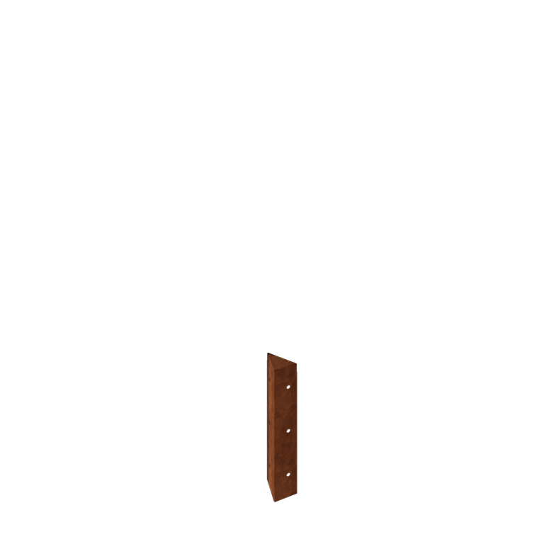 γωνιά Χάλυβας Corten 90° 30 cm