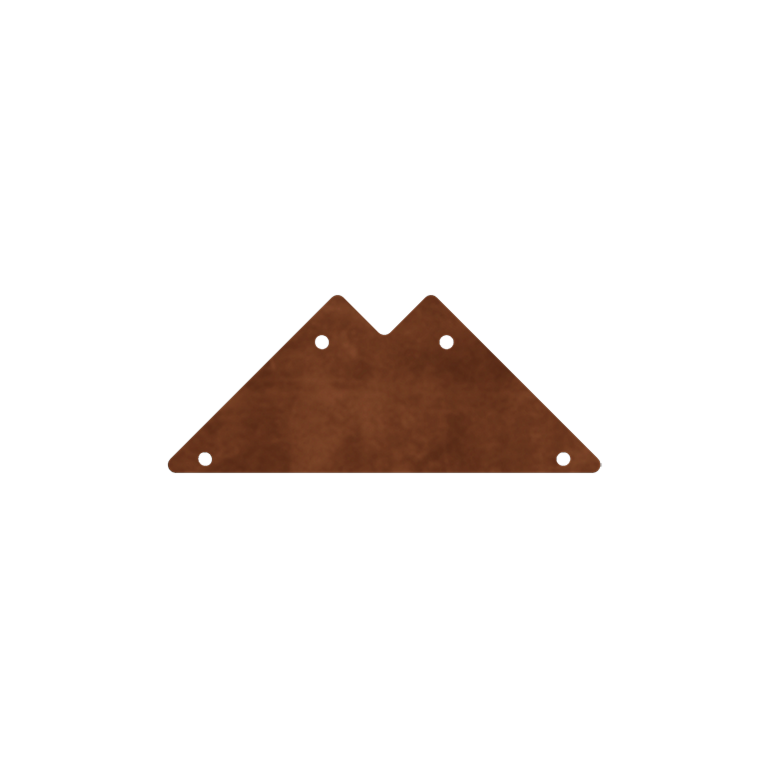 βάση σύνδεσης Χάλυβας Corten 90°
