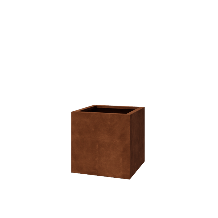 Συγκολλημένη ζαρντινιέρα από ατσάλι corten Montana 60 x 60 x 60 cm