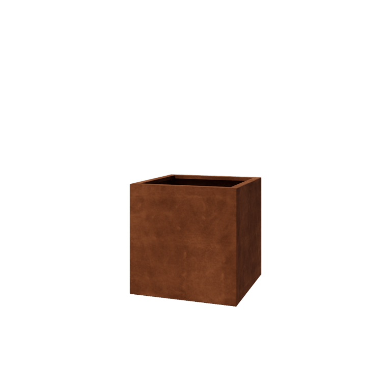 Συγκολλημένη ζαρντινιέρα από ατσάλι corten Montana 70 x 70 x 70 cm
