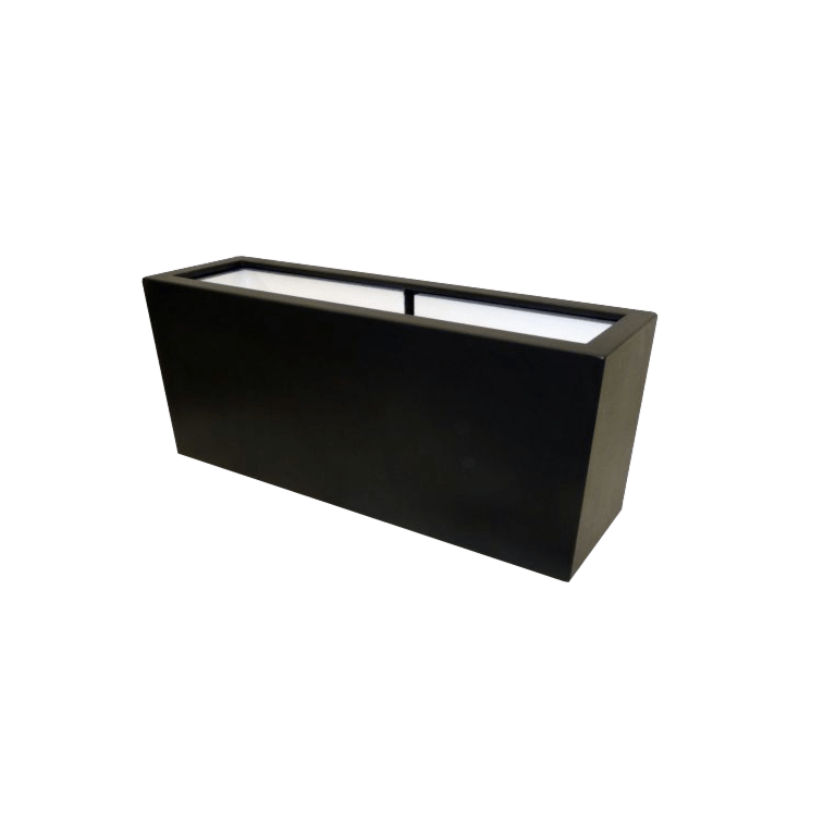 πολυεστερική γλάστρα - Ορθογώνιο - 120 x 30 x 60 cm - Με βάση