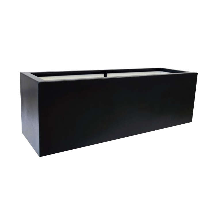 πολυεστερική γλάστρα - Ορθογώνιο - 120 x 40 x 80 cm - Με βάση