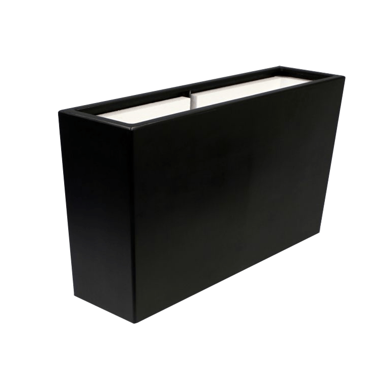 πολυεστερική γλάστρα - Ορθογώνιο - 150 x 25 x 80 cm - Με βάση