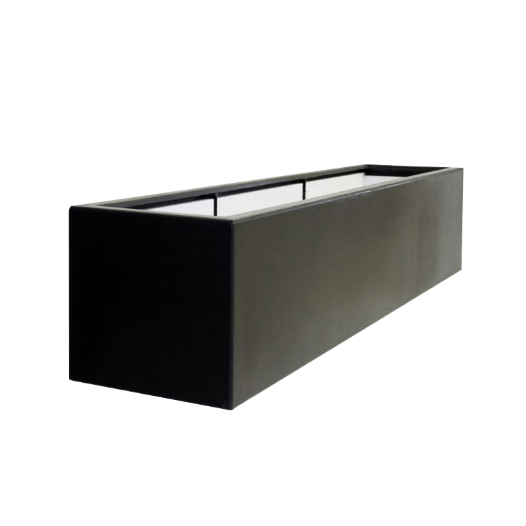 πολυεστερική γλάστρα - Ορθογώνιο - 200 x 40 x 40 cm - Με βάση