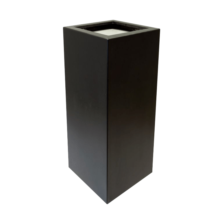 πολυεστερική γλάστρα - Τετράγωνο - 50 x 50 x 120 cm - Με βάση