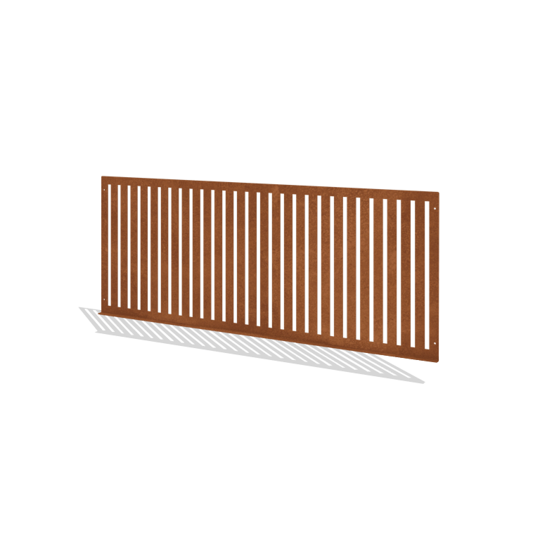Διακοσμητικός Φράχτης από ατσάλι corten S 149 x 60 cm