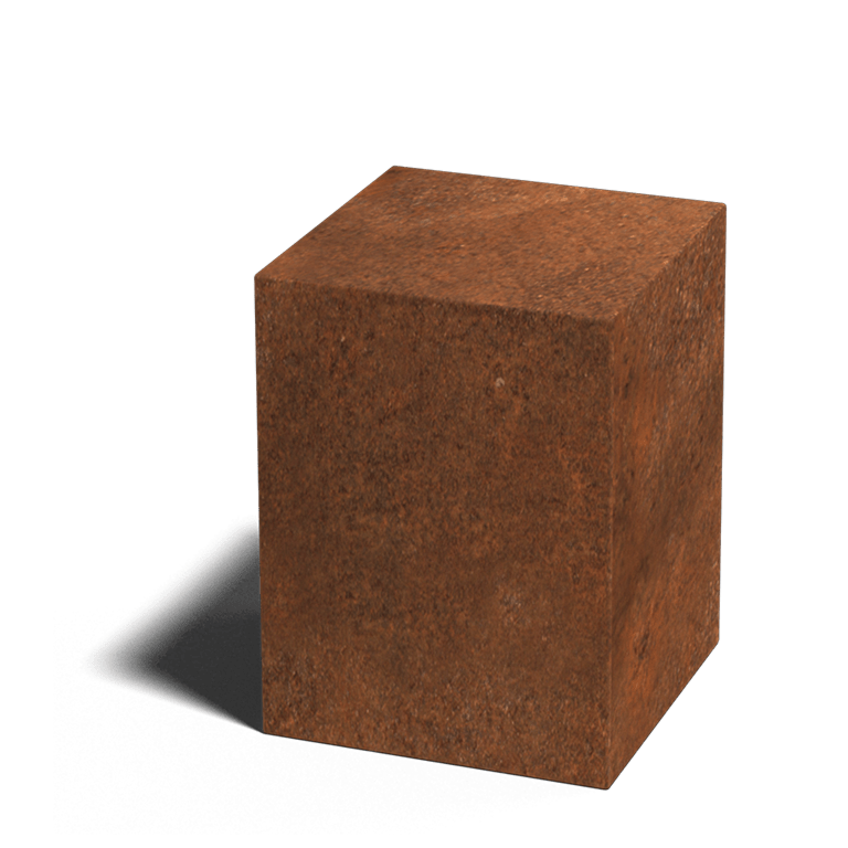 Βάθρο από ατσάλι corten Οχάιο 30 x 30 x 40 cm