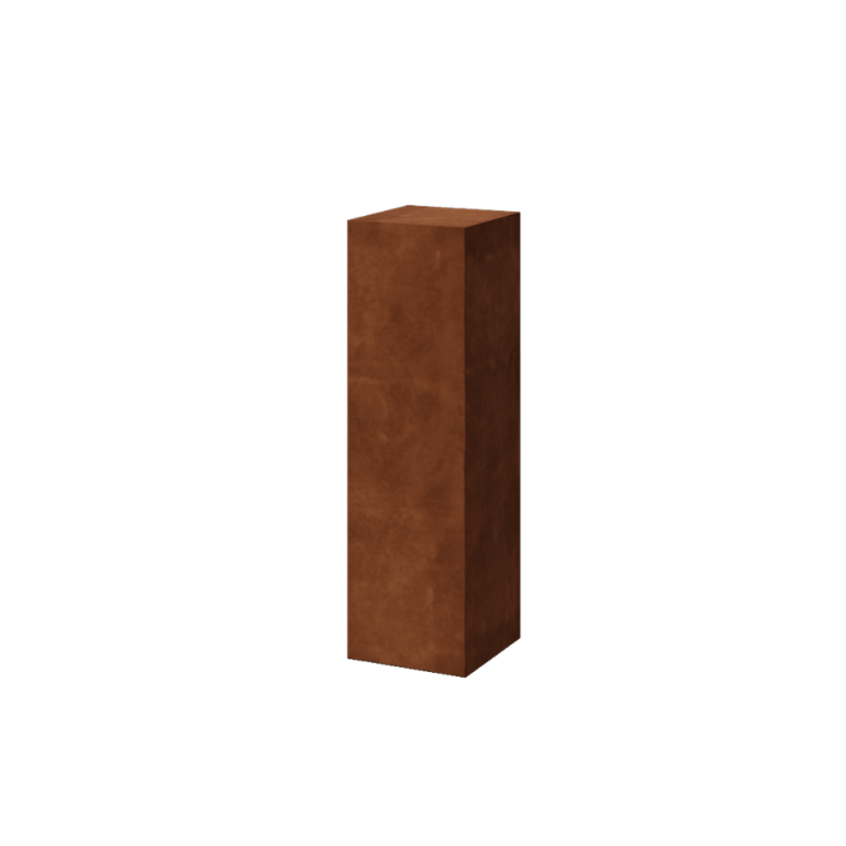 Βάθρο από ατσάλι corten Οχάιο 30 x 30 x 100 cm