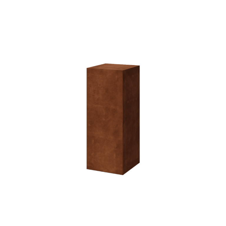 Βάθρο από ατσάλι corten Οχάιο 40 x 40 x 100 cm