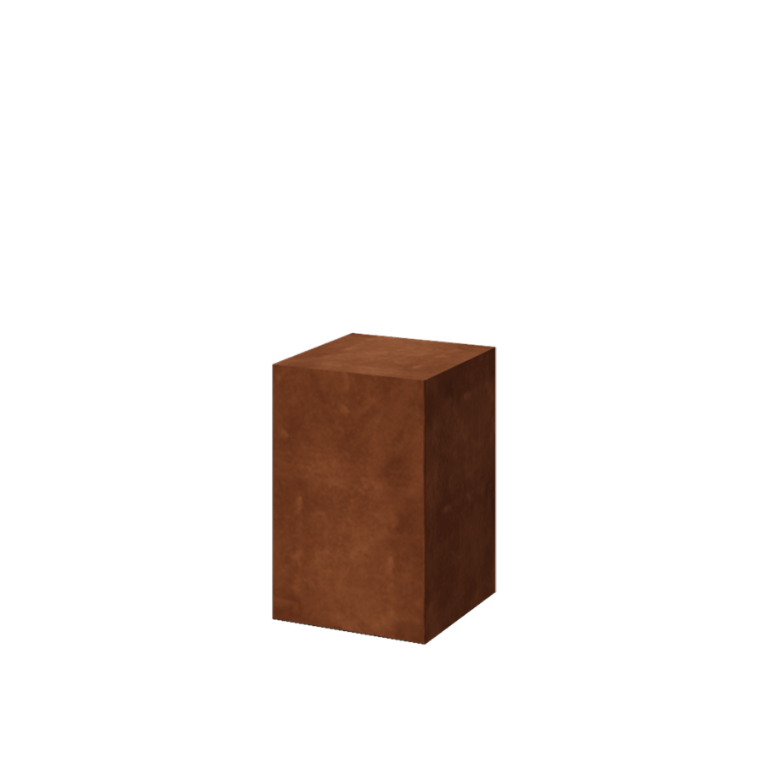 Βάθρο από ατσάλι corten Οχάιο 40 x 40 x 60 cm