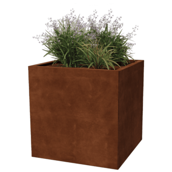 Ζαρντινιέρα από χάλυβα corten Μαϊάμι 70 x 70 cm