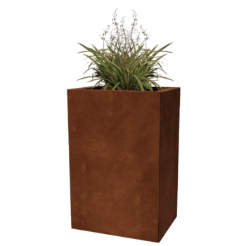 Ζαρντινιέρα από χάλυβα corten Τέξας 30 x 40 cm