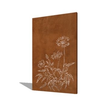 Πάνελ από ατσάλι corten κενταύρια 120 x 6 x 190 cm