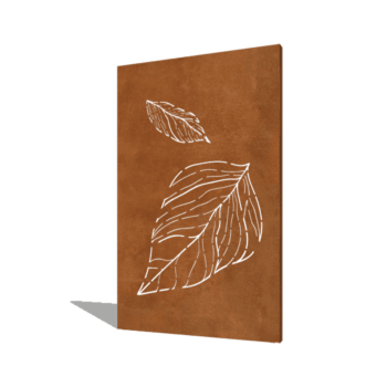 Πάνελ από ατσάλι corten μεγάλα φύλλα 120 x 6 x 190 cm