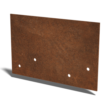 βάση σύνδεσης ίσιο Corten steel medium 22 - 25 cm