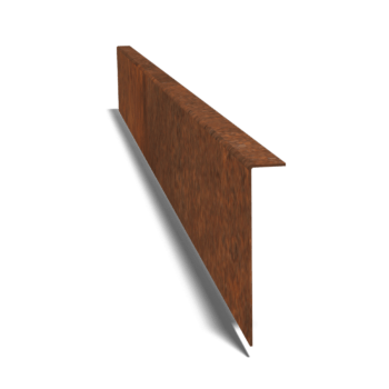 Χωρίσματα γκαζόν από ατσάλι corten γωνιακό 12 cm (μήκος 150 cm)