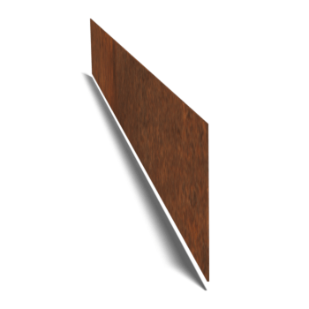 Χωρίσματα γκαζόν από ατσάλι corten ίσιο 25 cm (μήκος 150 cm)