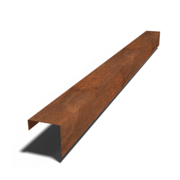 Προφίλ u από ατσάλι corten 15 x 15 x 5 cm (μήκος 240 cm)