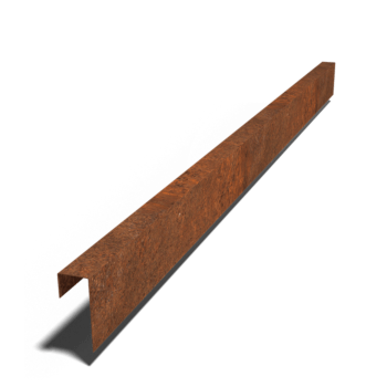 Προφίλ u από ατσάλι corten 15 x 6 x 5 cm (μήκος 240 cm)