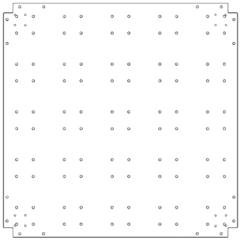 βάση Γαλβανισμένος χάλυβας 100 x 100 cm
