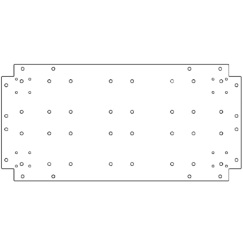 βάση Γαλβανισμένος χάλυβας 40 x 80 cm