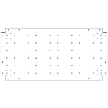 βάση Γαλβανισμένος χάλυβας 50 x 100 cm