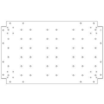 βάση Γαλβανισμένος χάλυβας 50 x 80 cm