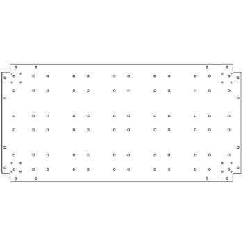 βάση Γαλβανισμένος χάλυβας 60 x 120 cm
