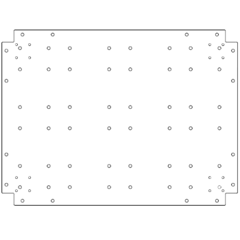 βάση Γαλβανισμένος χάλυβας 60 x 80 cm