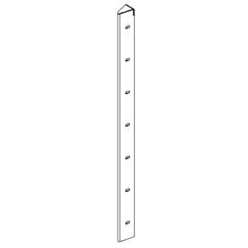 γωνιά Χάλυβας Corten 30° 70 cm