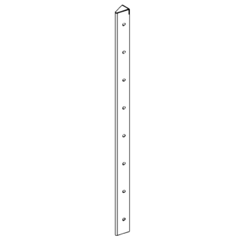 γωνιά Χάλυβας Corten 30° 80 cm