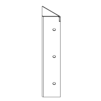 γωνιά Χάλυβας Corten 90° 30 cm