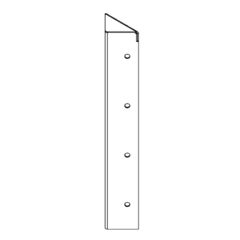 γωνιά Χάλυβας Corten 90° 40 cm
