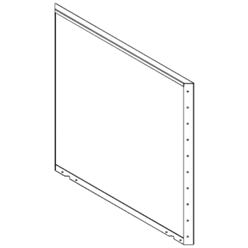 Πάνελ από ατσάλι corten 100 x 100 cm