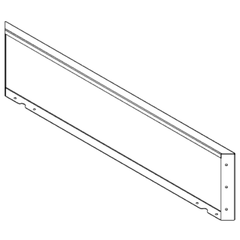 Πάνελ από ατσάλι corten 30 x 120 cm