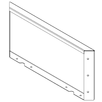 Πάνελ από ατσάλι corten 30 x 60 cm