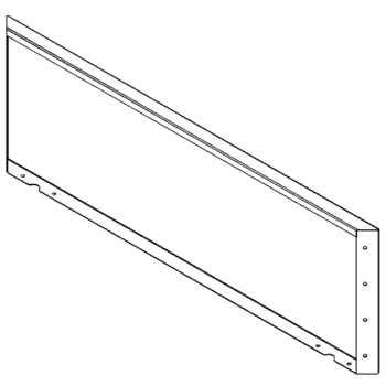 Πάνελ από ατσάλι επίστρωση πούδρας 40 x 120 cm