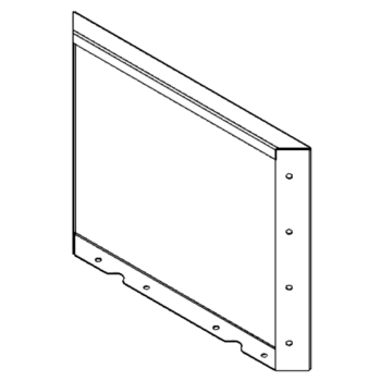 Πάνελ από ατσάλι corten 40 x 50 cm