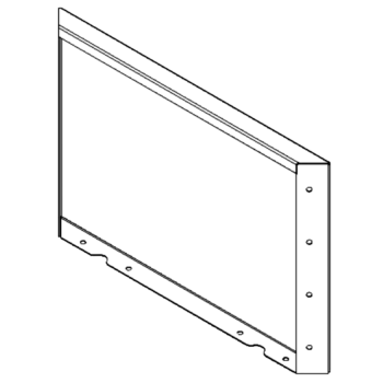 Πάνελ από ατσάλι corten 40 x 60 cm