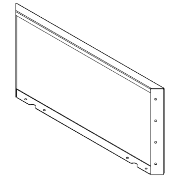 Πάνελ από ατσάλι corten 40 x 80 cm