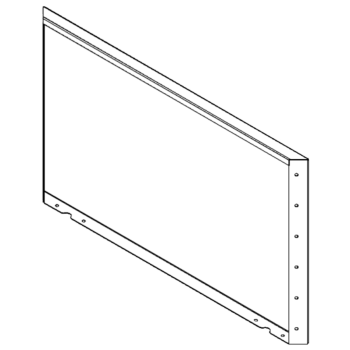 Πάνελ από ατσάλι επίστρωση πούδρας 60 x 100 cm